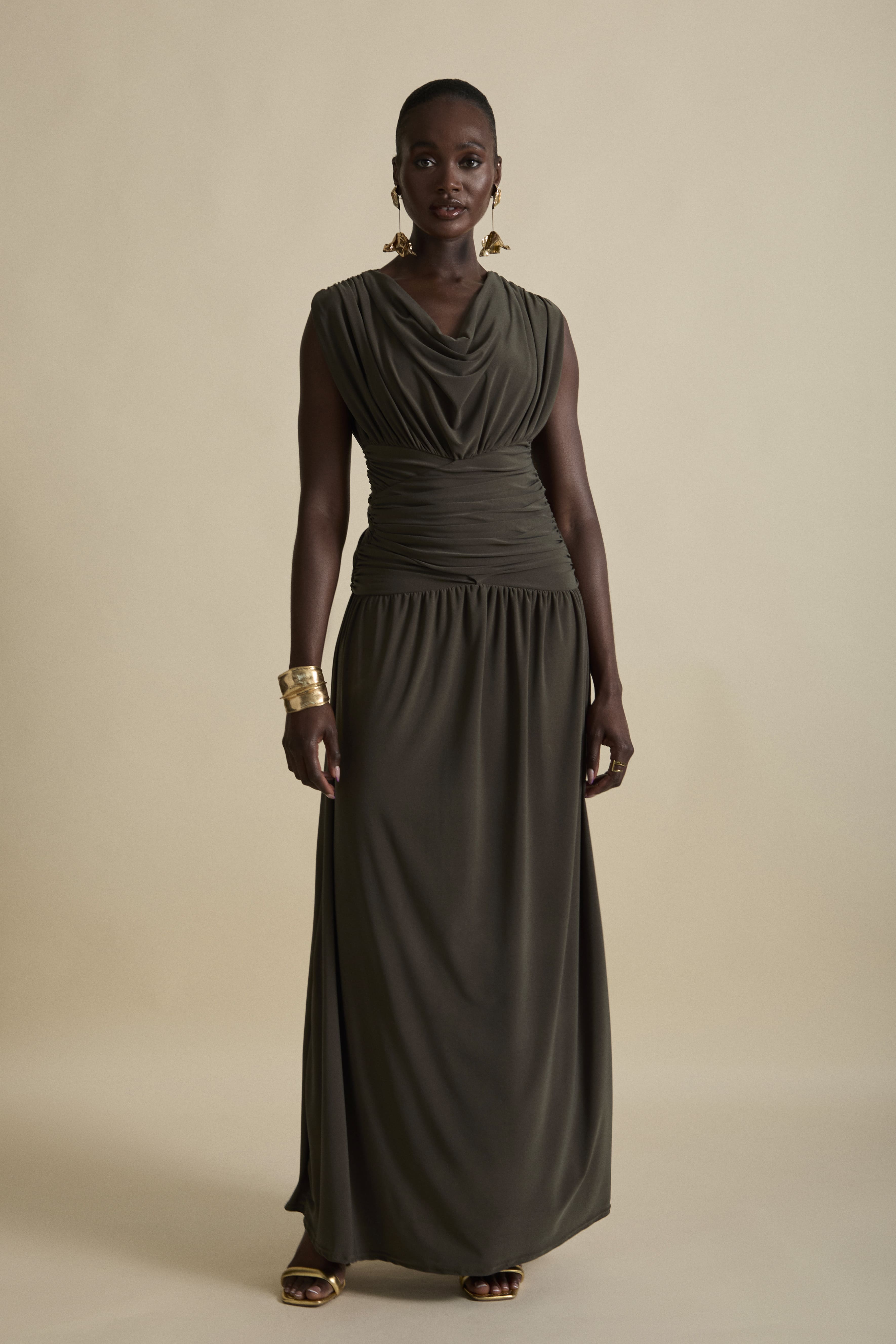 DAPHNE MAXI DRESS - Cypress Green