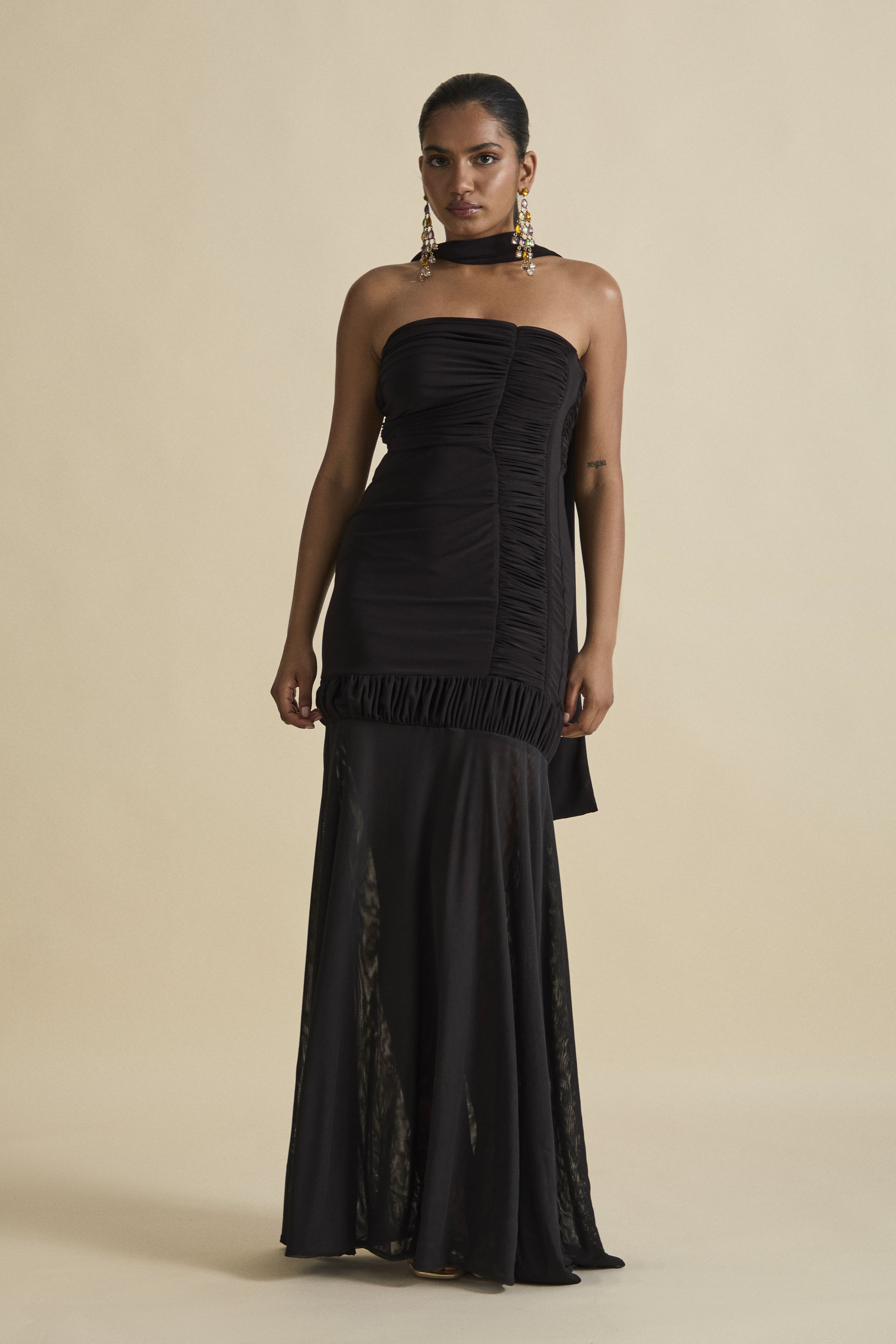 ASTER MAXI DRESS - Navsoul Black