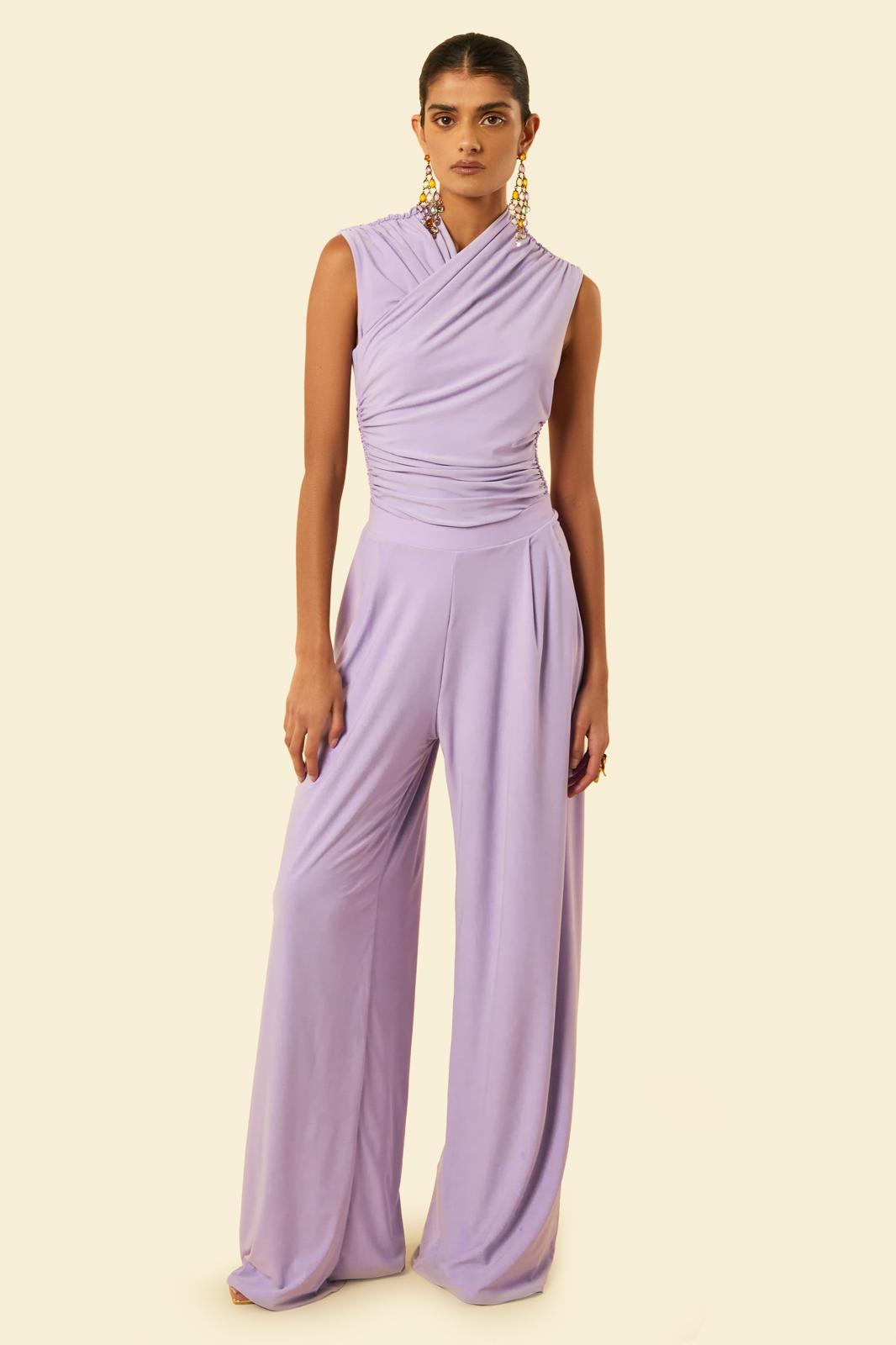 NEPETA TROUSERS - Purple Heather